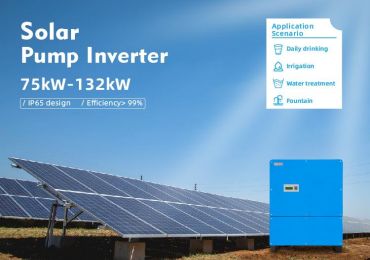 Inversor de bomba solar de 132 kW para irrigação de grandes áreas agrícolas