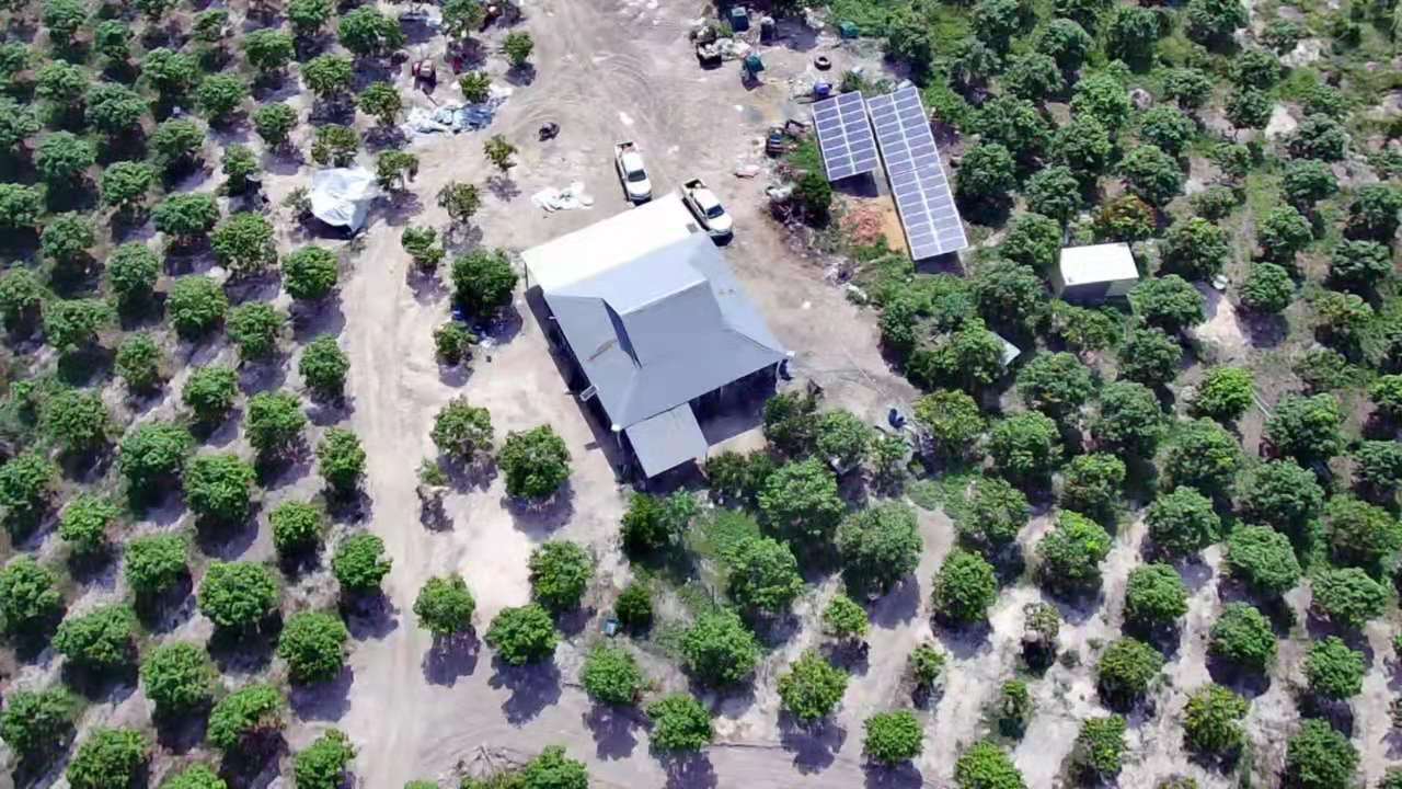 Projeto de irrigação por bomba de água solar no Camboja pela Jntech