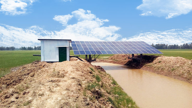 FACILITE A IRRIGAÇÃO COM A BOMBA DE ÁGUA SOLAR JNTECH