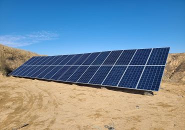 Sistema de bombeamento solar de 7,5 kW na cidade de Yulin, província de Shaanxi