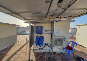 Projeto de sistema solar off-grid de 5 kVA no Camboja