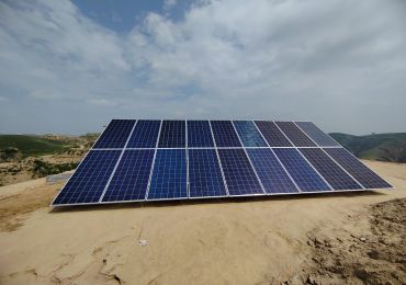 Sistema de bomba solar de 3 kW/4 kW/5,5 kW no Condado de Zizhou, Cidade de Yulin, Província de Shaanxi