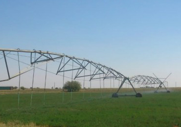 Projeto de irrigação por aspersão solar na África do Sul