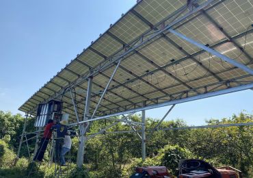 Sistema de bombeamento solar de 7,5 kW no Camboja