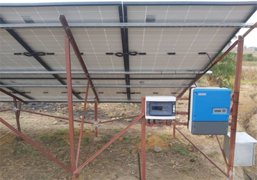 Sistema de bombeamento solar de 11 kW no Zimbábue