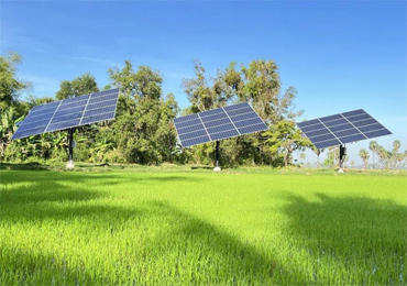 Sistema de bombeamento solar de 280 kW no Camboja