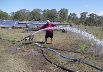 Sistema de bomba solar de 11 kW na Austrália