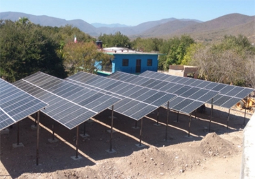 Sistema de bombeamento solar de 37 kW no México