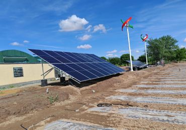 Sistema de bombeamento solar de 7,5 kW no Uzbequistão