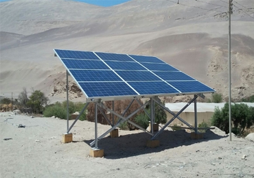 Sistema de bombeamento solar de 4 kW em Arica, Chile