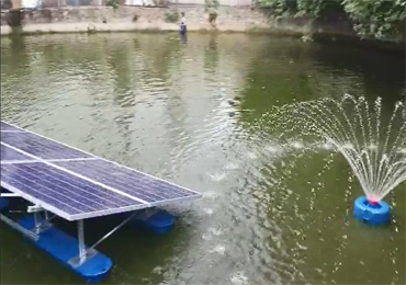 Sistemas de aeração solar de 750 W em Shenzhen