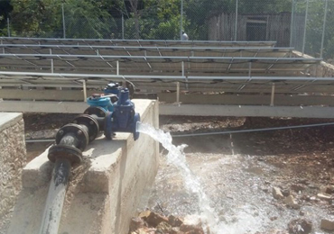 2 conjuntos de sistema de bomba solar de 7,5 kW no México
