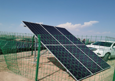 Sistema de bombeamento solar de 1,1 kW na província de Shaanxi