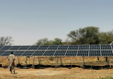 Sistema de bombeamento solar de 11 kW no Sudão