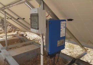Sistema de bomba solar de 1,1 kW em Portugal